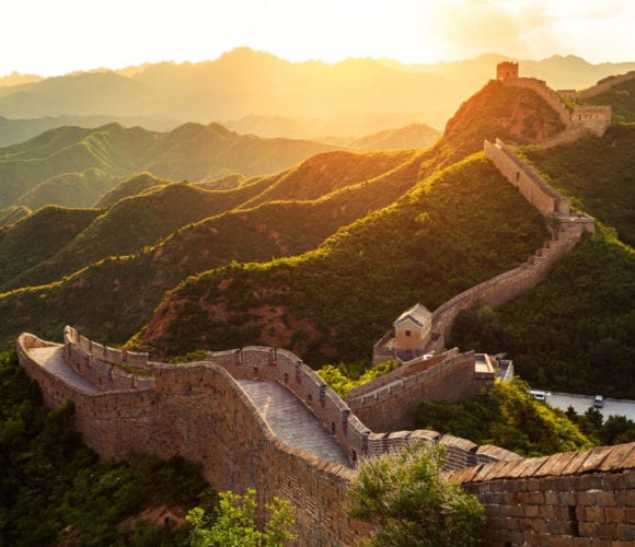 The great wall, China